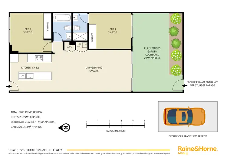 Floorplan of Homely apartment listing, G04/16-22 Sturdee Parade, Dee Why NSW 2099
