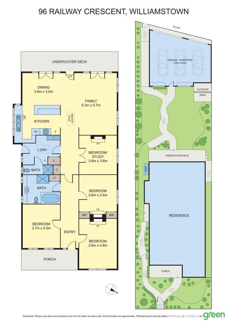 Floorplan of Homely house listing, 96 Railway Crescent, Williamstown VIC 3016