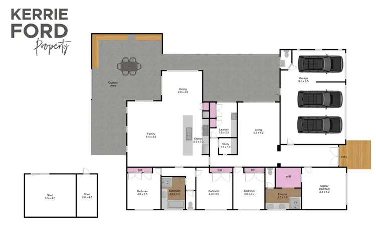 Floorplan of Homely house listing, 14 Claremont Close, Traralgon VIC 3844