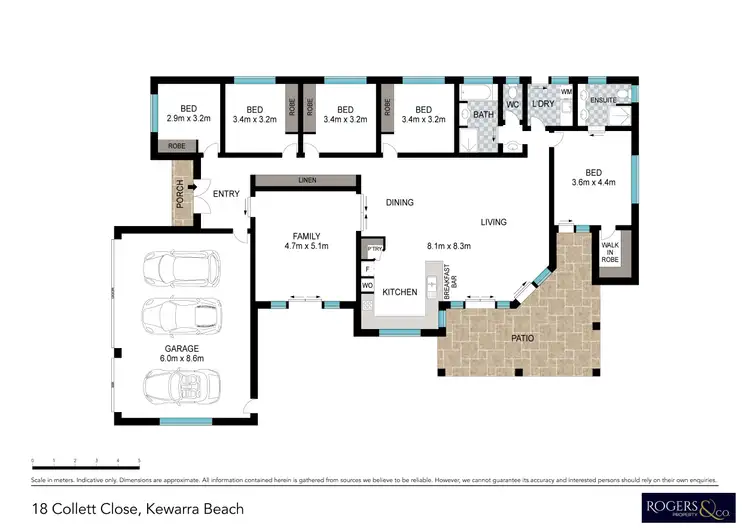 Floorplan of Homely house listing, 18 Collett Close, Kewarra Beach QLD 4879