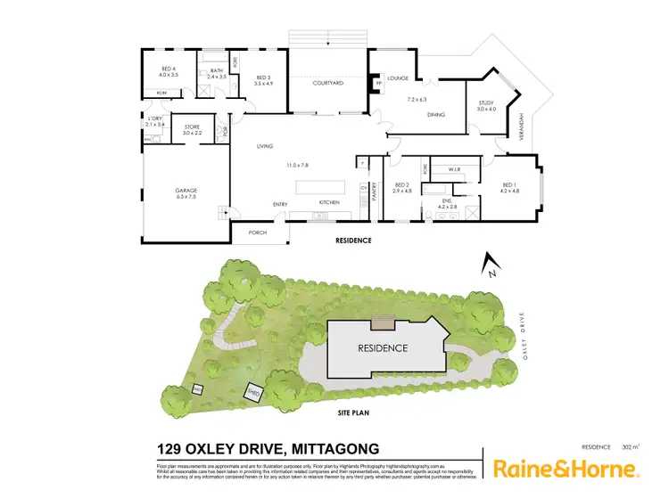 Floorplan of Homely house listing, 129 Oxley Drive, Mittagong NSW 2575
