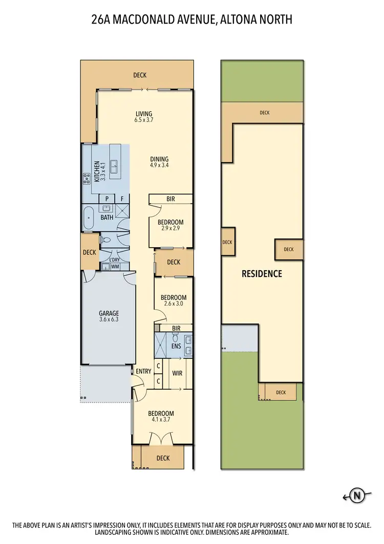 Floorplan of Homely house listing, 26A MacDonald Avenue, Altona North VIC 3025