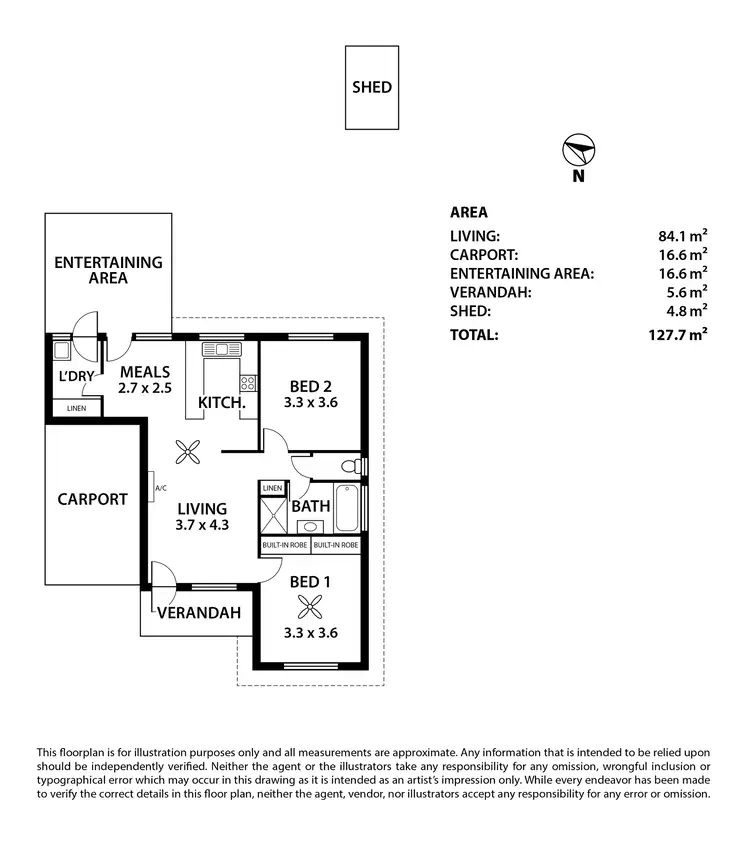 Floorplan of Homely house listing, 3/1 Sandergrove Road, Strathalbyn SA 5255