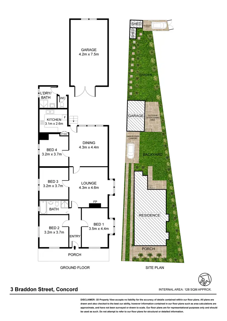 Floorplan of Homely house listing, 3 Braddon Street, Concord NSW 2137