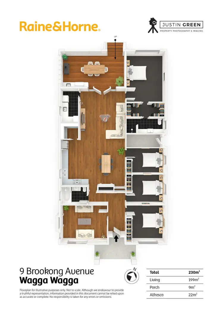 Floorplan of Homely house listing, 9 Brookong Avenue, Wagga Wagga NSW 2650