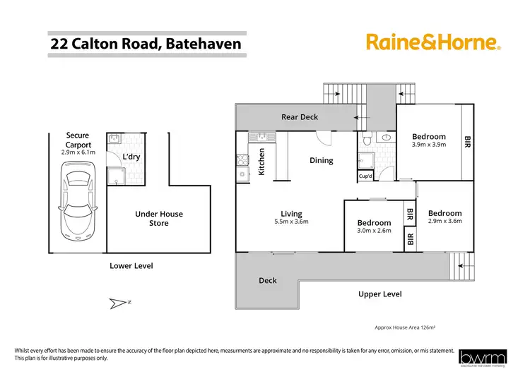 Floorplan of Homely house listing, 22 Calton Road, Batehaven NSW 2536