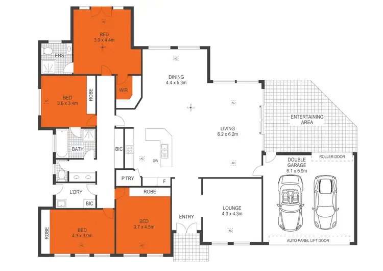 Floorplan of Homely house listing, 12 Links Court, Mccracken SA 5211