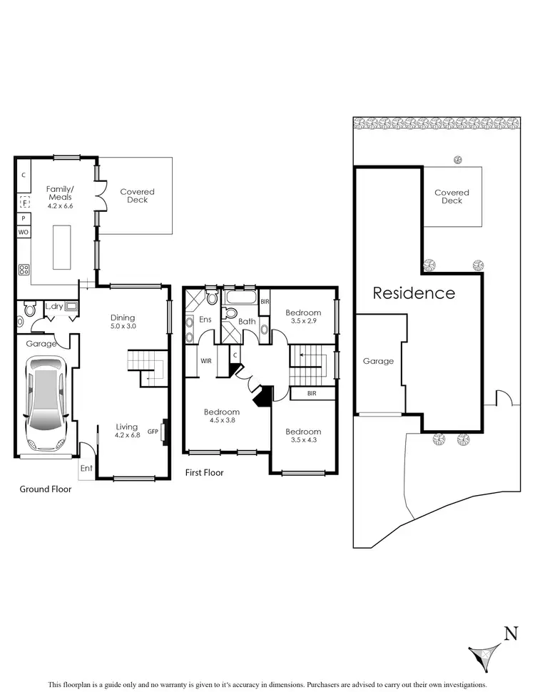 Floorplan of Homely house listing, 25 Carnoustie Parade, Heatherton VIC 3202