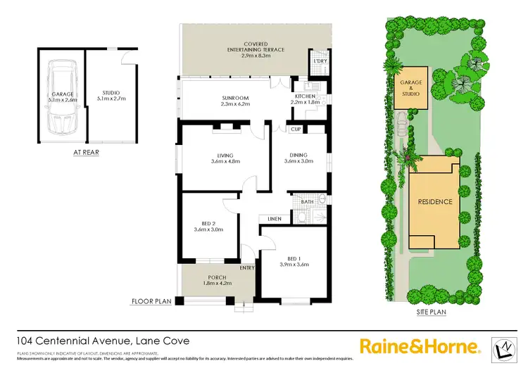 Floorplan of Homely house listing, 104 Centennial Avenue, Lane Cove NSW 2066