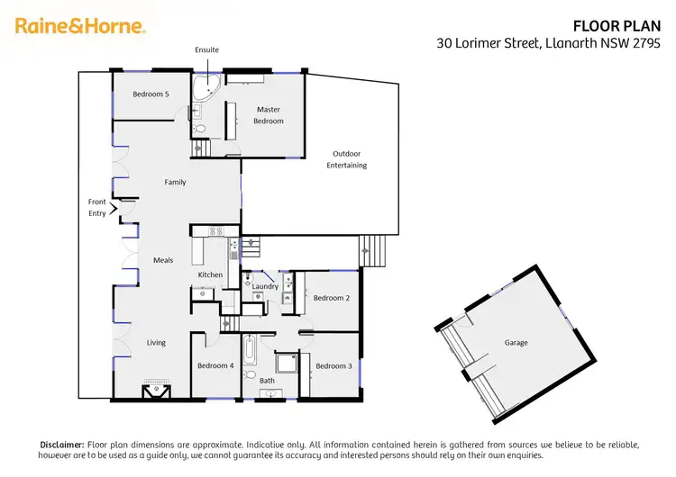 Floorplan of Homely house listing, 30 Lorimer Street, Llanarth NSW 2795