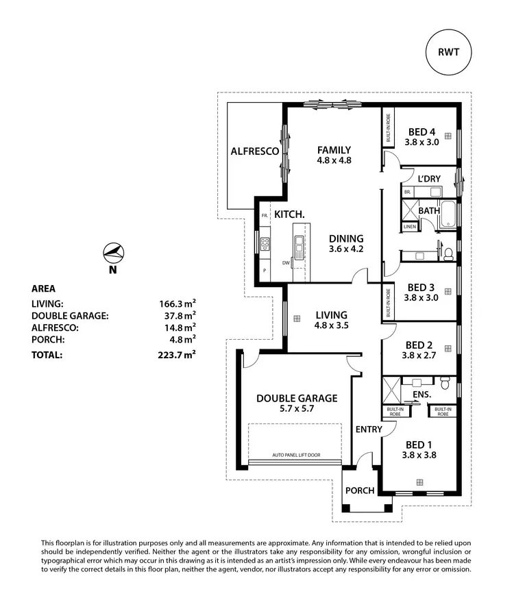Floorplan of Homely house listing, 21 Kibby Circuit, Strathalbyn SA 5255
