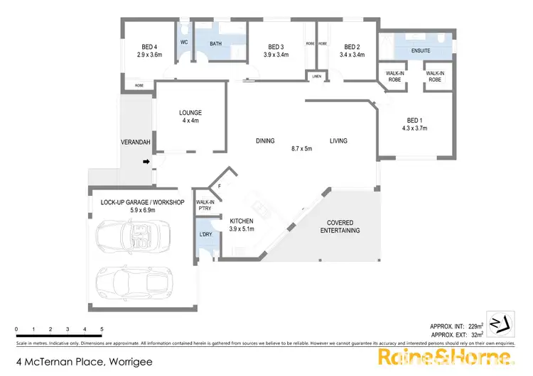 Floorplan of Homely house listing, 4 McTernan Place, Worrigee NSW 2540