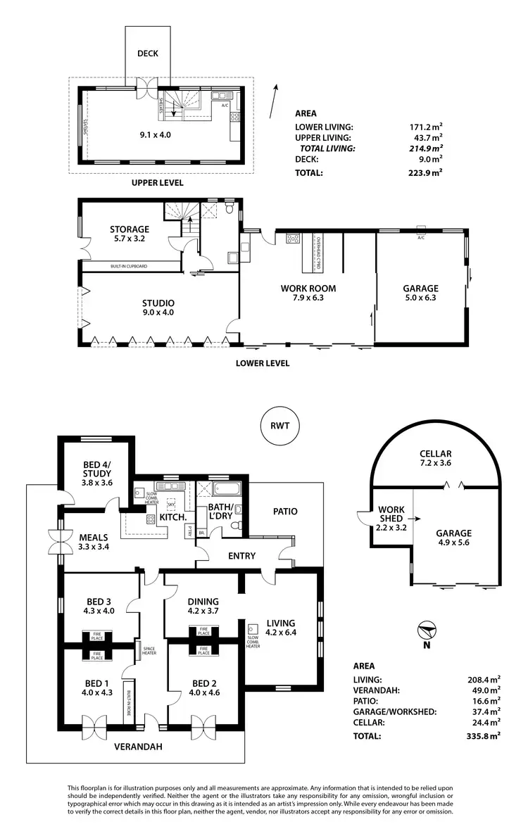 Floorplan of Homely house listing, 122B Nicholls Road, Norton Summit SA 5136