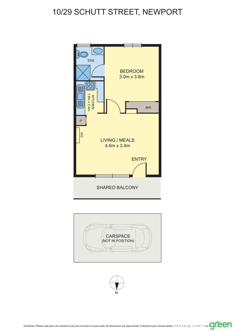 Floorplan of Homely apartment listing, 10/29 Schutt Street, Newport VIC 3015