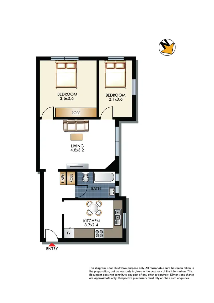Floorplan of Homely apartment listing, 11/43 Francis Street, Bondi Beach NSW 2026