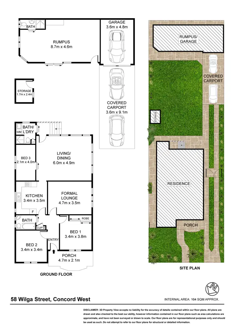 Floorplan of Homely house listing, 58 Wilga Street, Concord West NSW 2138