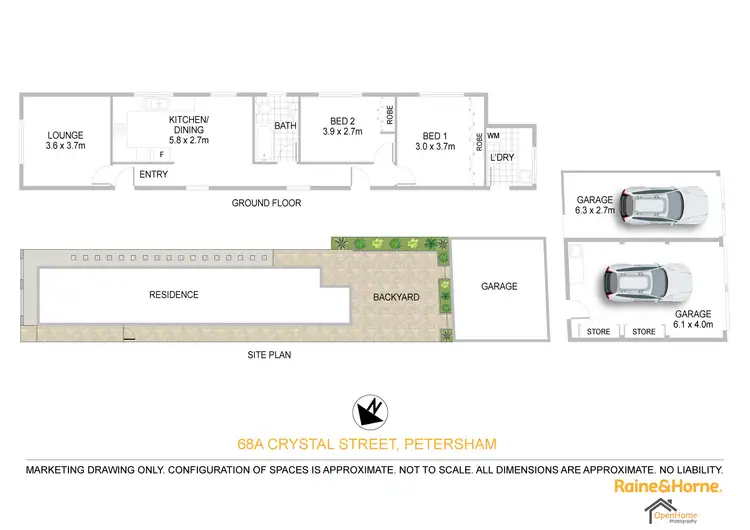 Floorplan of Homely house listing, 68A Crystal Street, Petersham NSW 2049
