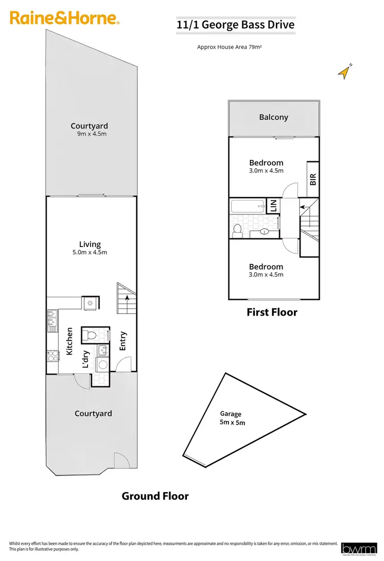 Floorplan of Homely unit listing, 11/1 George Bass Drive, Batehaven NSW 2536