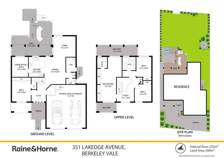 Floorplan of Homely house listing, 351 Lakedge Avenue, Berkeley Vale NSW 2261