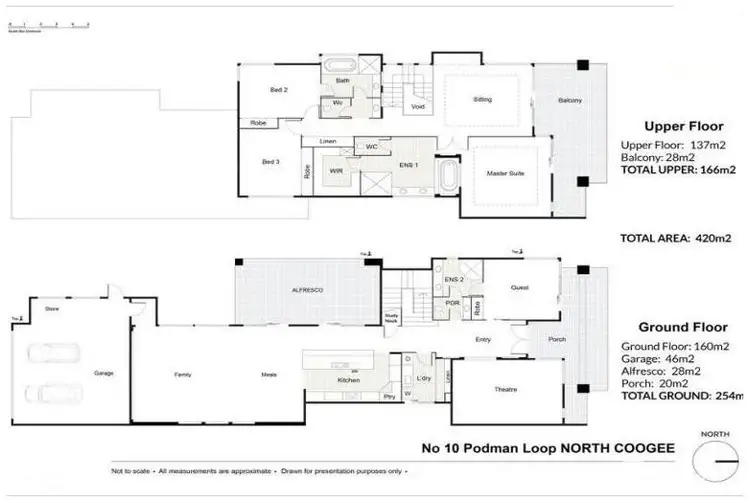 Floorplan of Homely house listing, 10 Podman Loop, North Coogee WA 6163