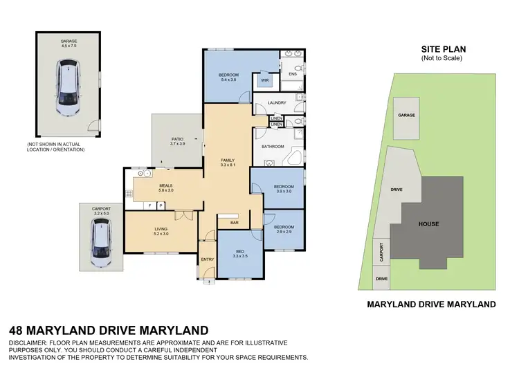 Floorplan of Homely house listing, 48 Maryland Drive, Maryland NSW 2287