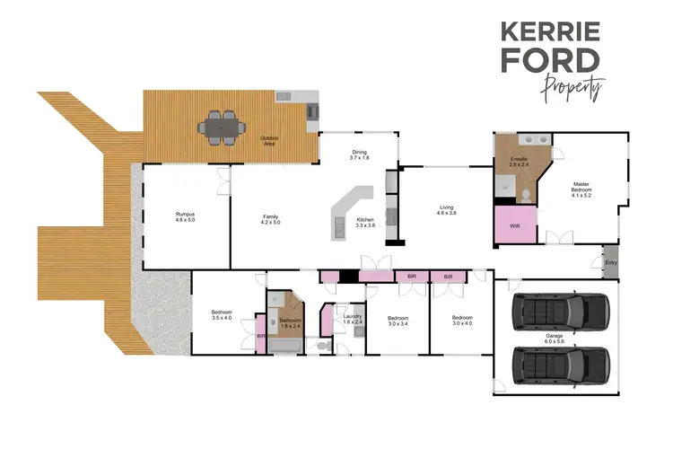 Floorplan of Homely house listing, 10 Wexford Close, Traralgon VIC 3844