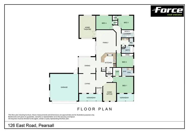 Floorplan of Homely house listing, 126 East Road, Pearsall WA 6065