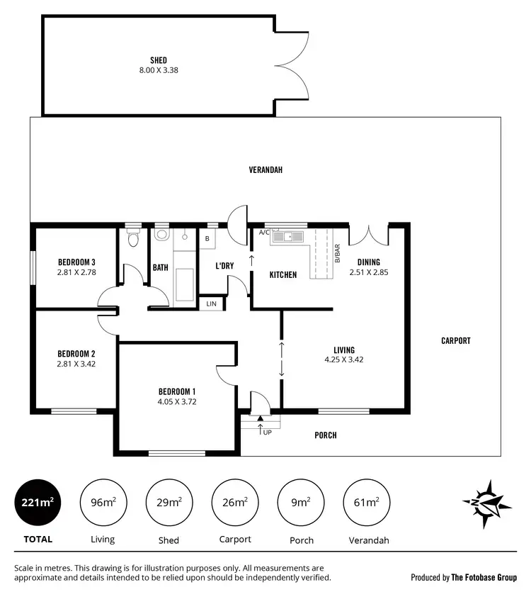 Floorplan of Homely house listing, 1 Marsha Drive, Banksia Park SA 5091
