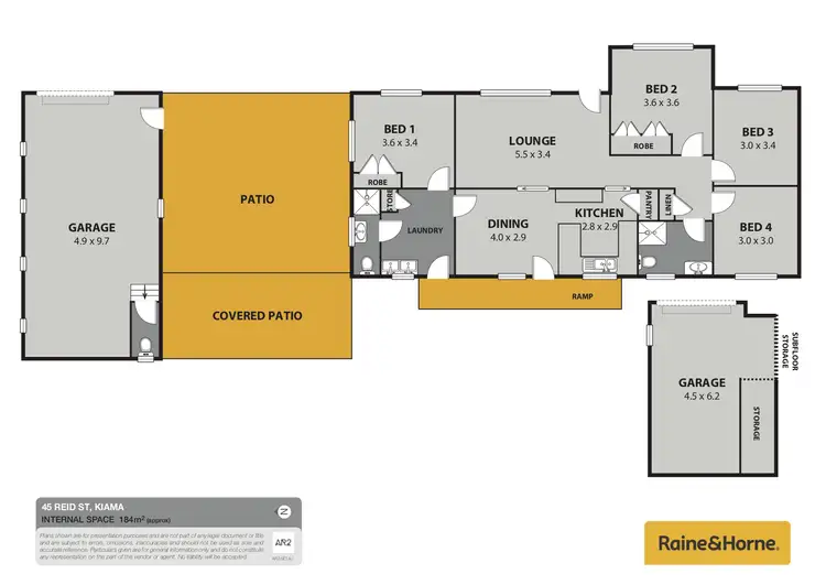 Floorplan of Homely house listing, 45 Reid Street, Kiama NSW 2533