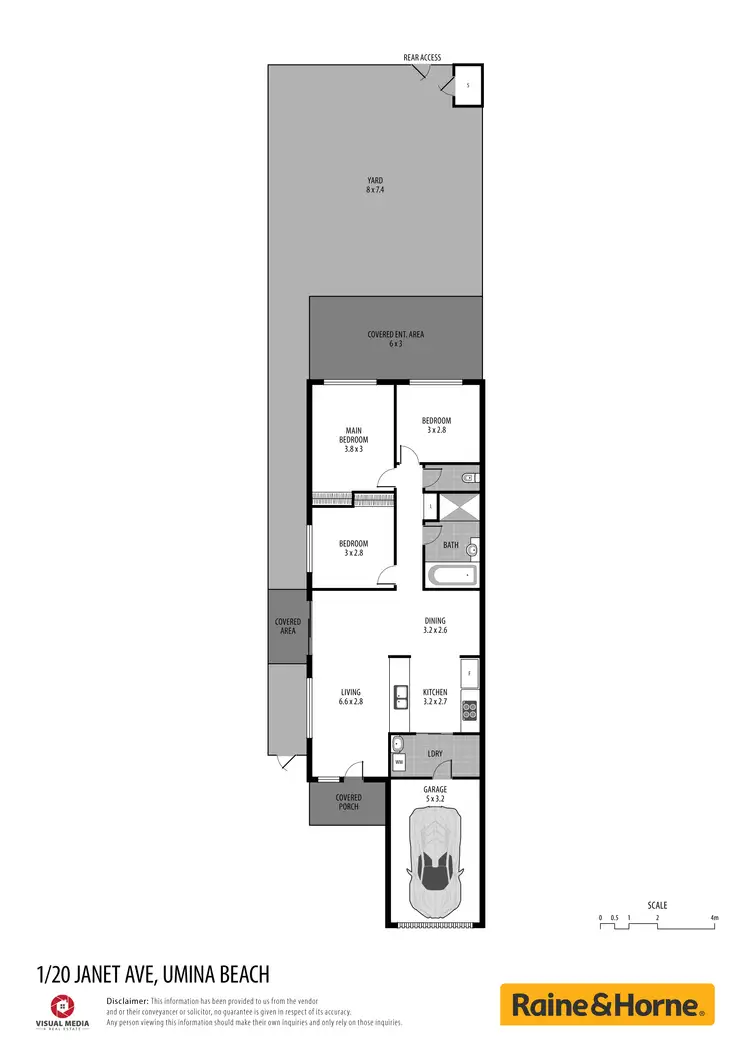 Floorplan of Homely villa listing, 1/20 Janet Avenue, Umina Beach NSW 2257