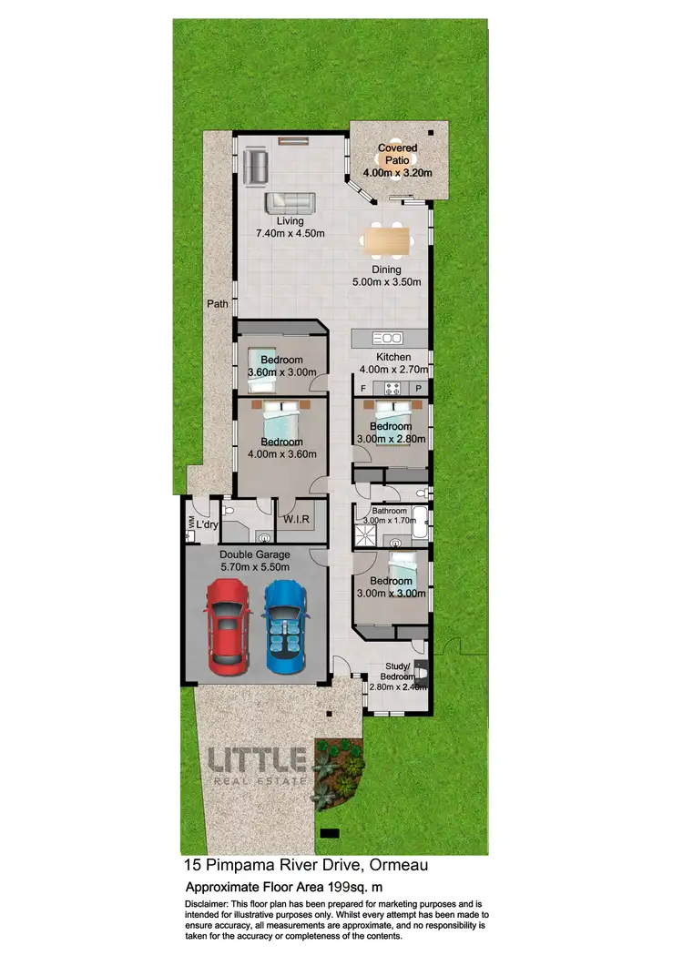 Floorplan of Homely house listing, 15 Pimpama Rivers Drive, Ormeau QLD 4208
