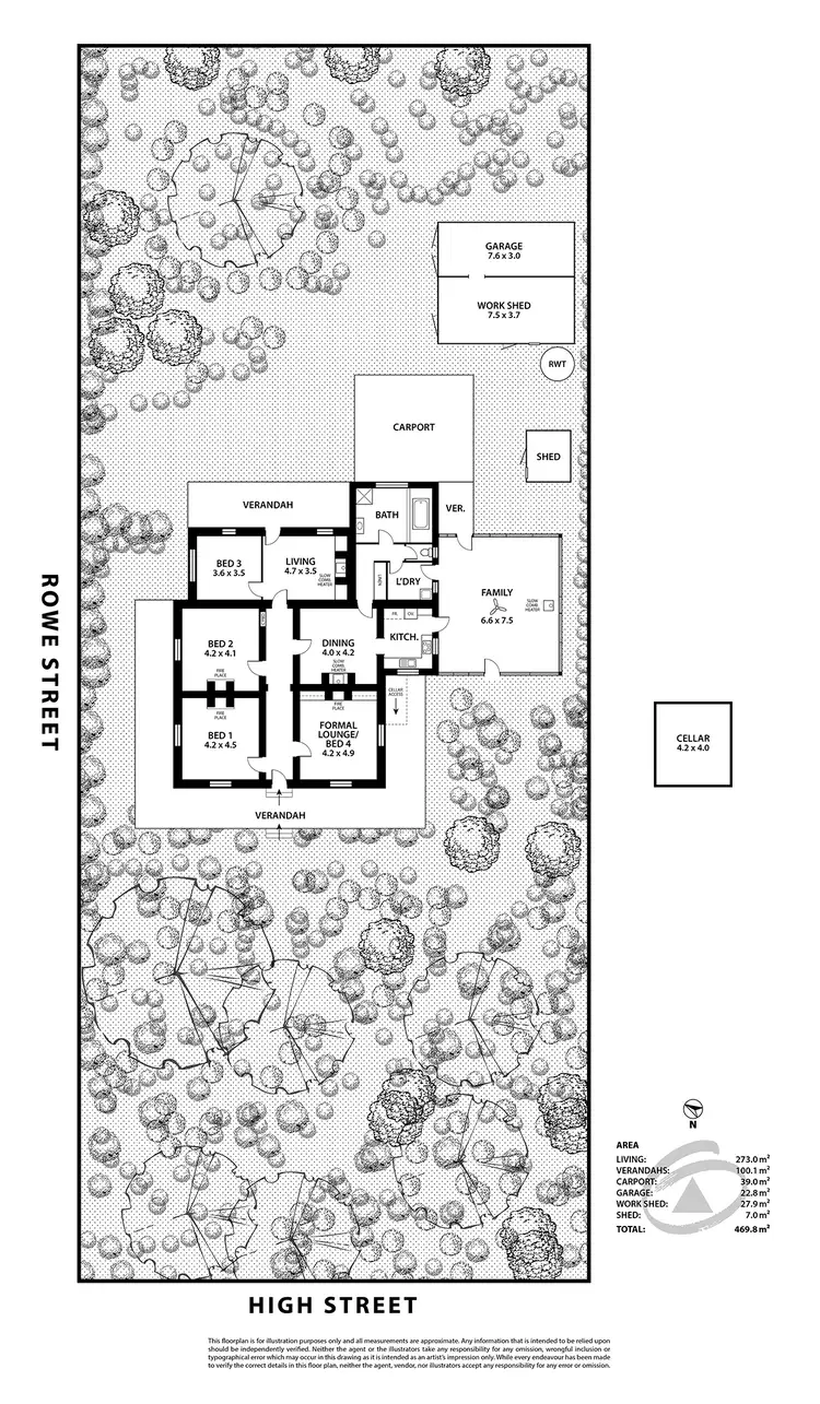 Floorplan of Homely house listing, 52 High Street, Strathalbyn SA 5255