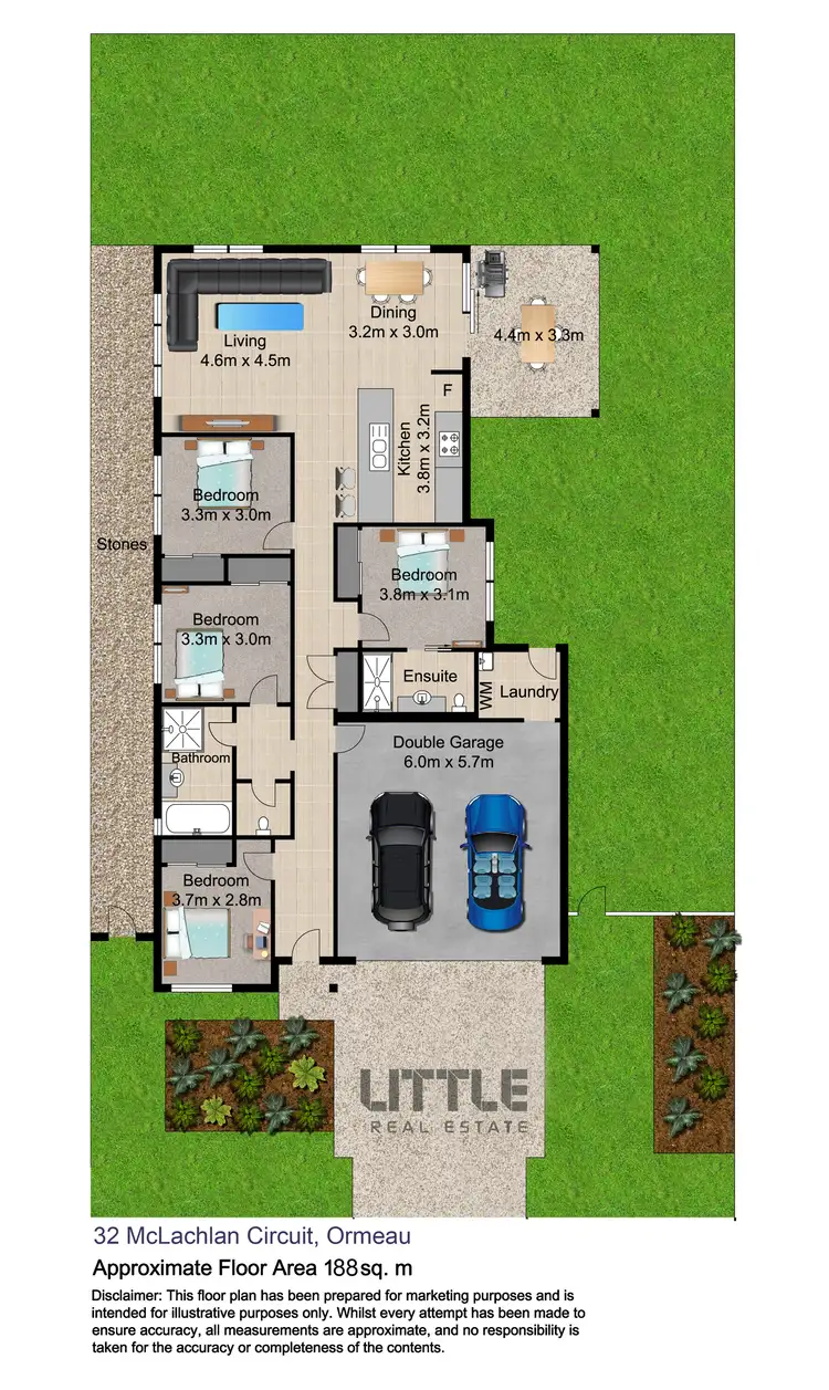 Floorplan of Homely house listing, 32 McLachlan Circuit, Willow Vale QLD 4209