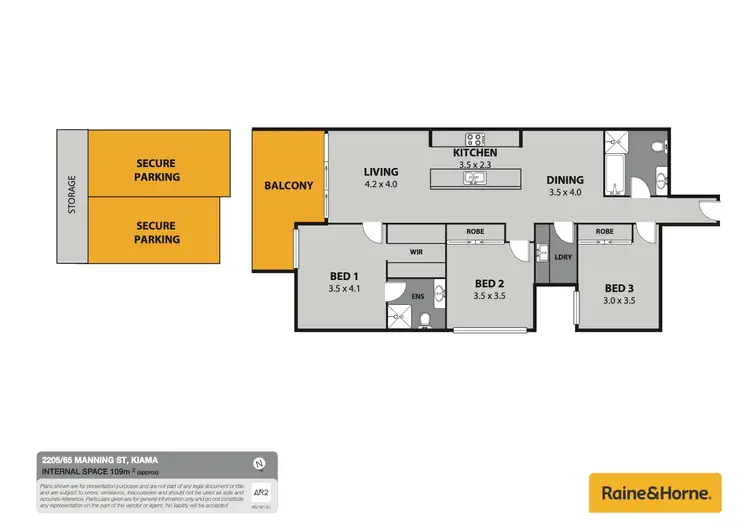Floorplan of Homely apartment listing, 2205/65 Manning Street, Kiama NSW 2533