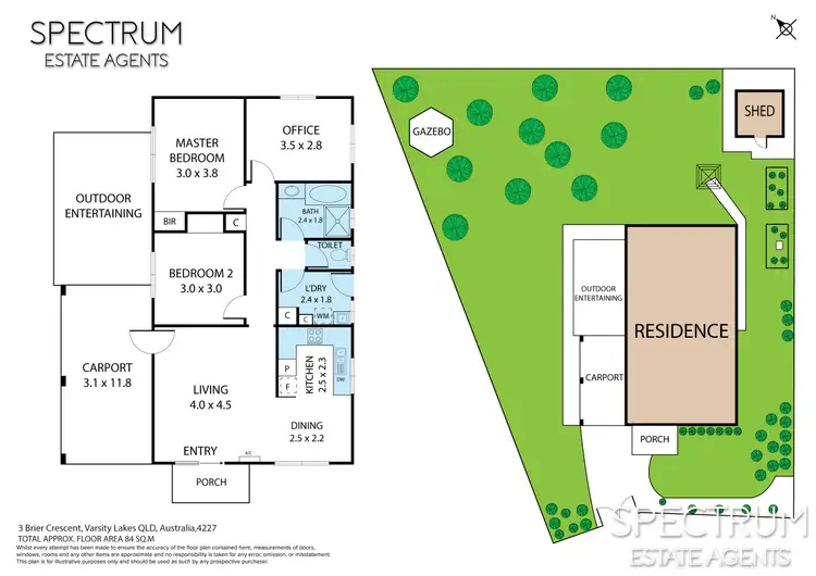 Floorplan of Homely house listing, 3 Brier Crescent, Varsity Lakes QLD 4227