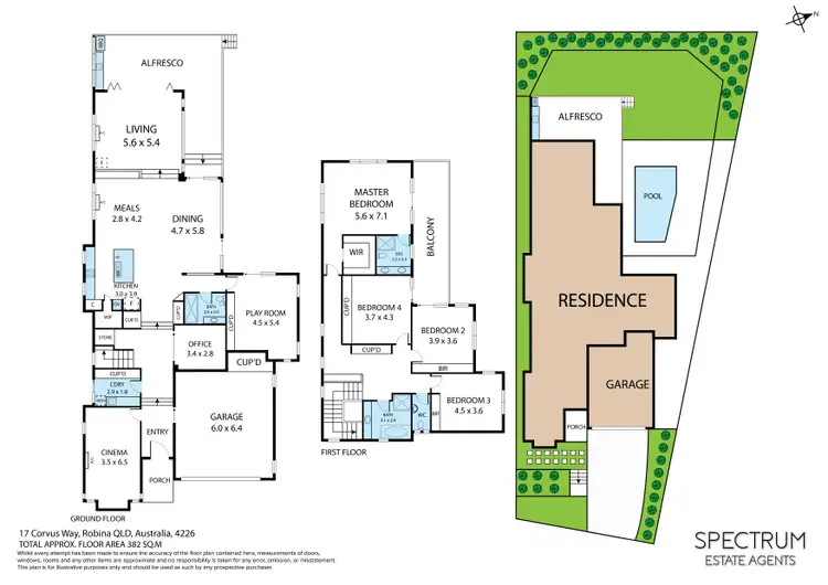 Floorplan of Homely house listing, 17 Corvus Way, Robina QLD 4226