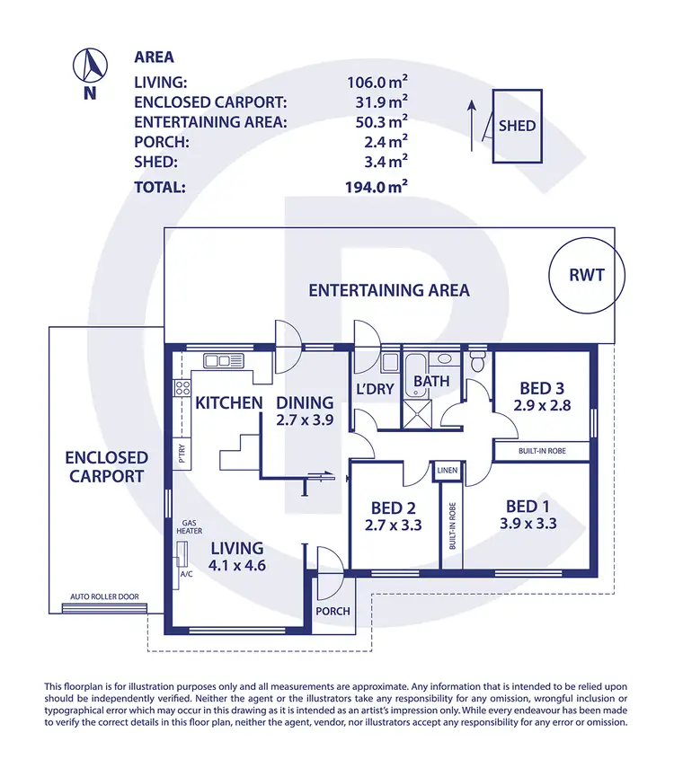 Floorplan of Homely house listing, 5 Ramsay Street, Mount Barker SA 5251