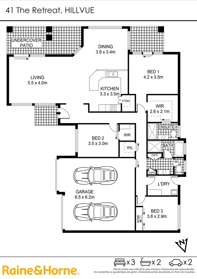 Floorplan of Homely house listing, 41 The Retreat, Tamworth NSW 2340