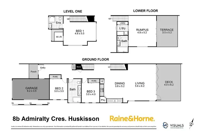 Floorplan of Homely semi-detached listing, 8B Admiralty Crescent, Huskisson NSW 2540