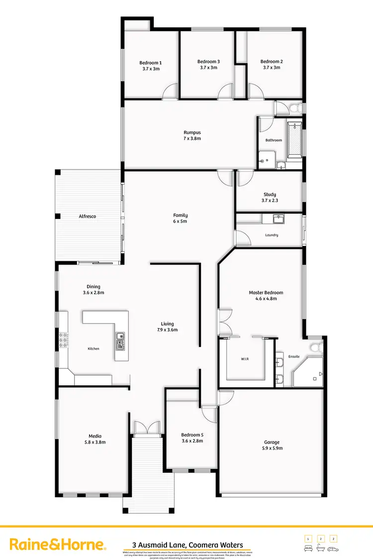 Floorplan of Homely house listing, 3 Ausmaid Lane, Coomera Waters QLD 4209