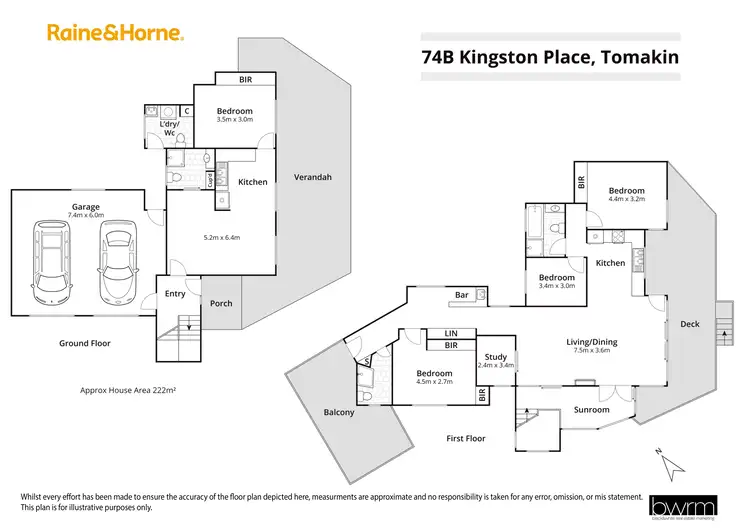 Floorplan of Homely house listing, 74B Kingston Place, Tomakin NSW 2537