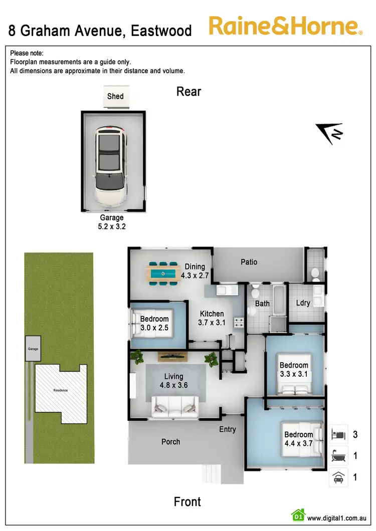 Floorplan of Homely house listing, 8 Graham Avenue, Eastwood NSW 2122