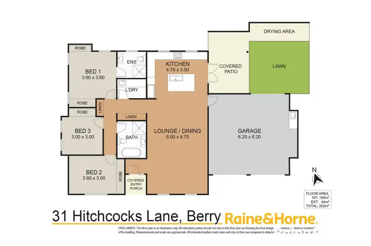 Floorplan of Homely townhouse listing, 31 Hitchcocks Lane, Berry NSW 2535