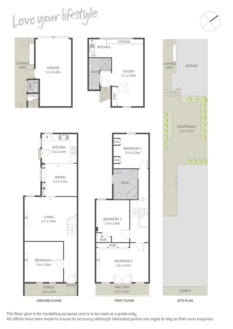 Floorplan of Homely house listing, 508 Wilson Street, Darlington NSW 2008