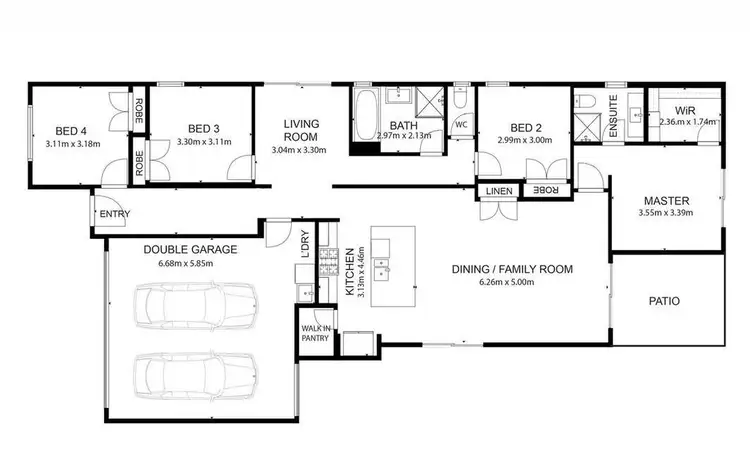 Floorplan of Homely house listing, 17 A Pandanus Court, Regents Park QLD 4118