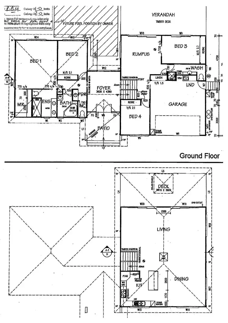 Floorplan of Homely house listing, 4a Pine Tree Drive West, Lake Macdonald QLD 4563