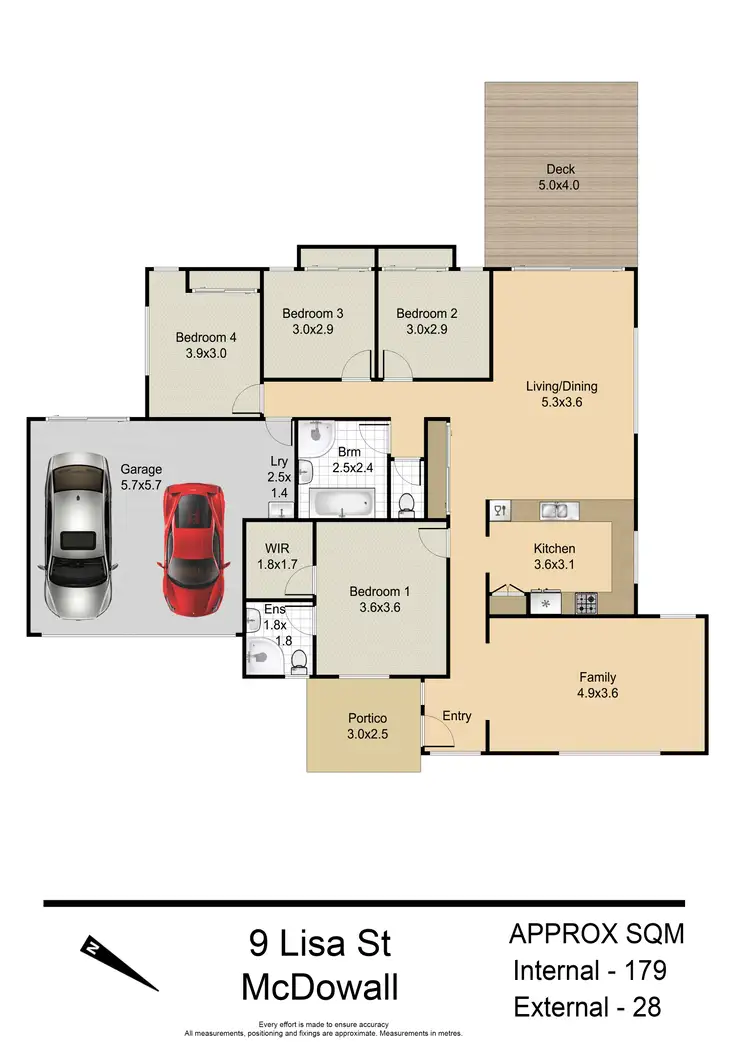 Floorplan of Homely house listing, 9 Lisa Street, Mcdowall QLD 4053