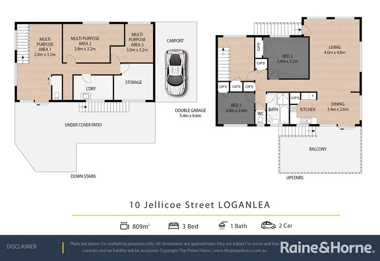 Floorplan of Homely house listing, 10 Jellicoe Street, Loganlea QLD 4131
