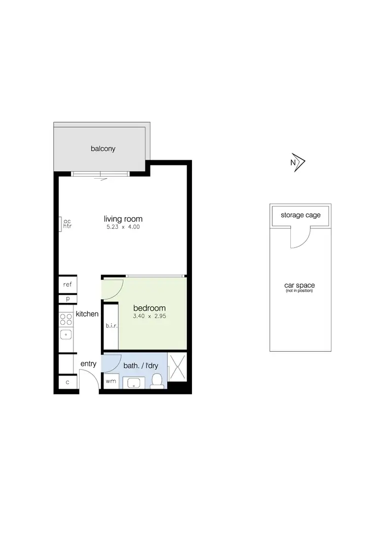 Floorplan of Homely apartment listing, 106/172 Rupert Street, West Footscray VIC 3012