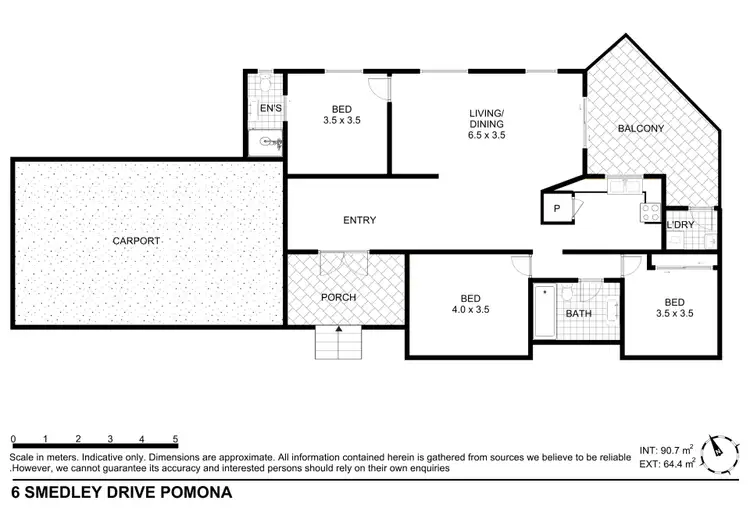 Floorplan of Homely house listing, 6 Smedley Drive, Pomona QLD 4568